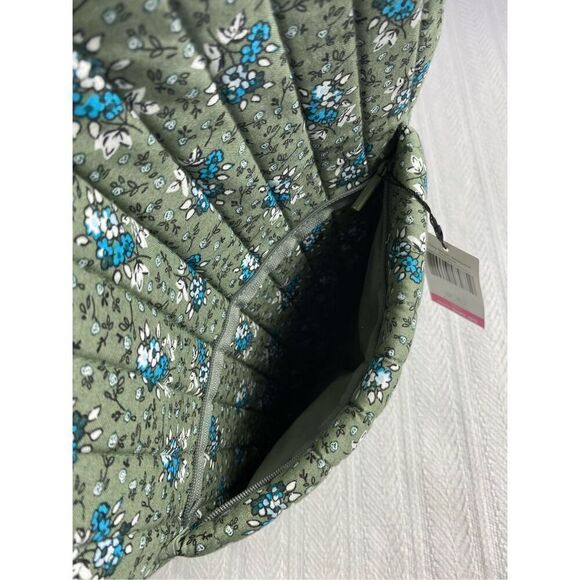 VERA BRADLEY All-Day Simple Backpack - Freja’s Flowers Bay Leaf Green - Picture 7 of 8